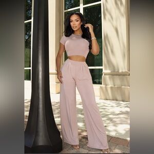 Chosen One Pant Set - Taupe
